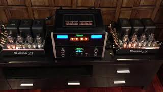 McIntosh MC275 with C1100  Start Up [upl. by Stultz]