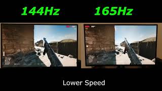 144Hz vs 165Hz  280FPS [upl. by Eahsat]