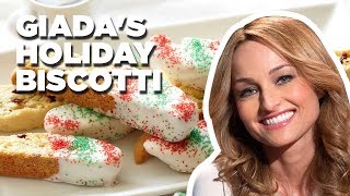 Giada De Laurentiis Makes Holiday Biscotti  Everyday Italian  Food Network [upl. by Aniretak]