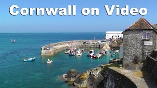 Cornwall on Video  Coverack Porthleven Kynance Cove Gunwalloe Lizard Point Cadgwith Cove [upl. by Anerys547]