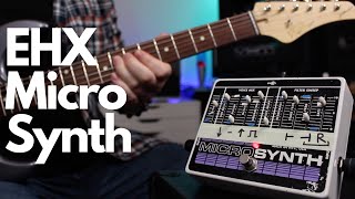 Electro Harmonix EHX Micro Synth Guitar Demo  Dan Leggatt [upl. by Brian308]