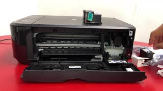 How To Change or Install Canon MG3620 Ink [upl. by Milon]