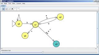 JFLAP 01 Starting up and first DFA [upl. by Schoof]