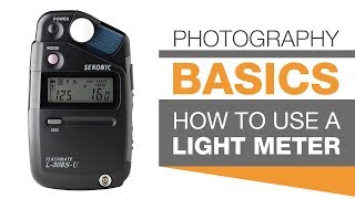 PHOTOGRAPHY BASICS  How To Use A Light Meter [upl. by Upali]