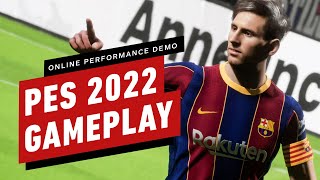 PES 2022 Online Performance Test Demo Gameplay [upl. by Burnie]