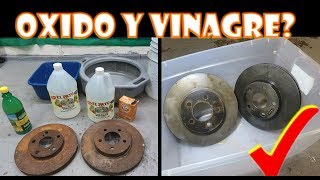 Funciona el Vinagre para Remover Oxido pruebas reales [upl. by Tamma]