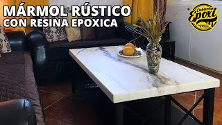 ¡Mármol Rústico Con Resina Epoxica Transformación  Cubiertas Epoxi [upl. by Notgnillew]