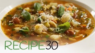 The best Italian Hearty Minestrone Soup [upl. by Asemaj]