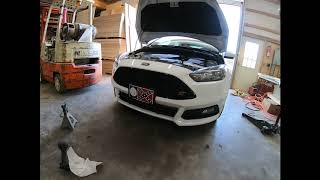 How to put a License plate holder on a Ford Focus St [upl. by Ivie]