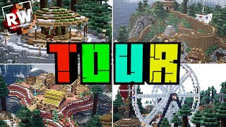 Rotsteinpark Rundtour mit TJC  Der BESTE Minecraft Freizeitpark  Rotsteinpark 200 [upl. by Xantha]