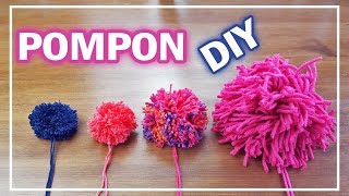 POMPON einfach selber machen  4 Methoden  DIY  mirisplace [upl. by Alverson951]