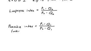 Laspeyres vs Paasche [upl. by Dowling905]