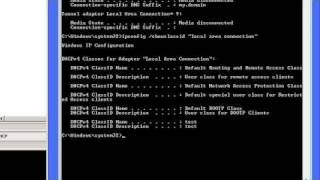 Windows command line networking ipconfig [upl. by Behl]