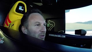 The Red Bull Racing Simulator Challenge Christian Horner [upl. by Anaira399]