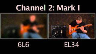 MesaBoogie Mark V 6L6 vs EL34 Tube Shootout Comparison [upl. by Tnahs]