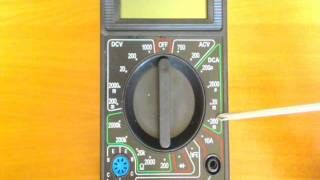 HST Multimeter DT 830B POL [upl. by Newra]