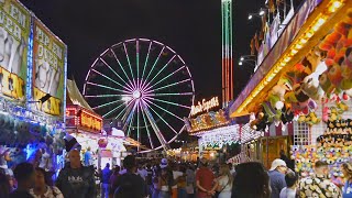 State Fair Meadowlands 2022 Carnival Rides Midway OnRides [upl. by Rebmik]