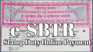 Online eSBTR Challan  How to make payment and obtain ESBTR receipt [upl. by Nylauqcaj]