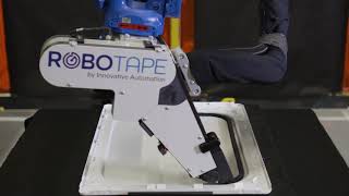 Automated Adhesive Tape Dispensing Robot [upl. by Einneg502]