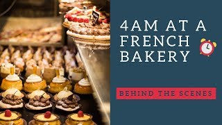 Behind the scenes at a French bakery [upl. by Atterahs]