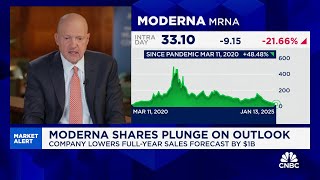 Cramer’s Stop Trading Moderna [upl. by Karlen]