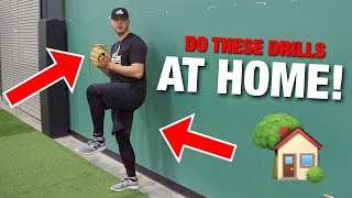 Baseball Pitching Drills You Can Do AT HOME [upl. by Eillek]