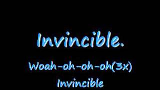 Invincible  Hedley With Lyrics [upl. by Annairam]