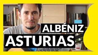 ASTURIAS DE ALBÉNIZ 💃 TUTORIAL Guitarra PARTITURATAB [upl. by Dowzall]