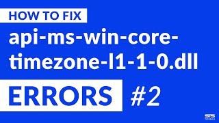 apimswincoretimezonel110dll Missing Error on Windows  2020  Fix 2 [upl. by Perusse468]