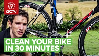 30 Minute Bike Wash  How To Clean amp Degrease Your Bike [upl. by Ayr946]