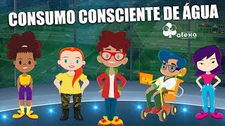 CONSUMO CONSCIENTE DA ÁGUA  A Turma do Instituto Alexa [upl. by Nanreik]