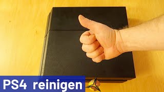 PS4 Lüfter Kühler und Festplatte reinigen  entstauben [upl. by Erick]