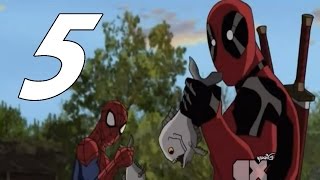 Deadpool in Ultimate SpiderMan 56 vs SpiderMan [upl. by Karylin]