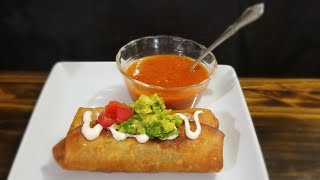 How to make CHIMICHANGAS  DELICIOUS BEEF RECIPE  step by step ❤ [upl. by Louis155]