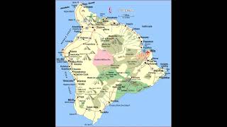 MAP OF HAWAII  THE BIG ISLAND [upl. by Elodia507]