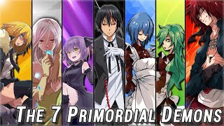 The 7 Primordial Demons Strongest Beings  LIGHT NOVEL SPOILERS  Tensura Explained [upl. by Brion]