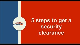 How to Get a Security Clearance [upl. by Mozart]