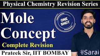 Mole Concept OneShot  Physical Chemistry Complete Revision for Class 11 JEE NEET [upl. by Tandie692]