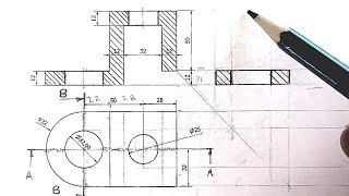 How to do Sectioning Drawing Easily [upl. by Marketa351]