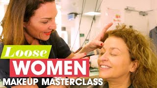 Nadia Sawalhas Makeup Masterclass  Loose Women [upl. by Ayotol]