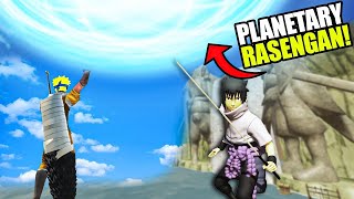 Using the PLANETARY RASENGAN on Sasuke [upl. by Schroeder743]