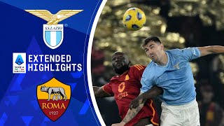 Lazio vs Roma  Extended Highlights  Serie A  CBS Sports Golazo [upl. by Naejarual885]