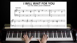 I Will Wait for You  Michel Legrand  Piano Tutorial [upl. by Aramo]