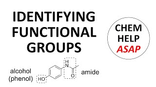 identifying organic functional groups [upl. by Carlina838]