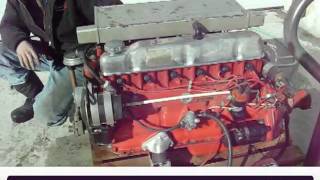 Running Volvo Penta AQ170 AQ165 B30 inline 6 cylinder [upl. by Munsey699]