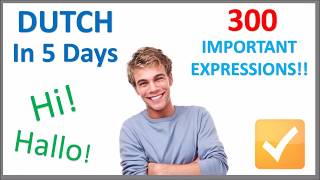 Learn Dutch in 5 Days  Conversation for Beginners [upl. by Valeda]