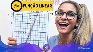 FUNÇÃO LINEAR \Prof Gis  AULA 10 [upl. by Anyg912]