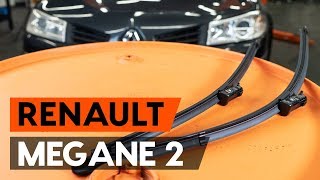 Come sostituire spazzole tergicristallo  spazzola tergi RENAULT MEGANE 2 LM AUTODOC [upl. by Nael]