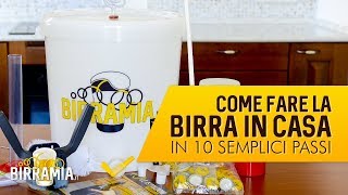 Come fare la birra in casa in 10 semplici passi  🍺 Birramia [upl. by Tova]