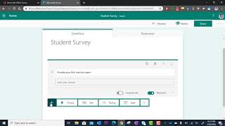 Microsoft Forms  Create a Survey [upl. by Euginomod]